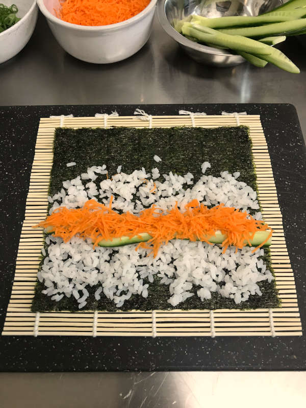 sushi voor kinderen vegetarische sushi kinderopvang warme maaltijdservice