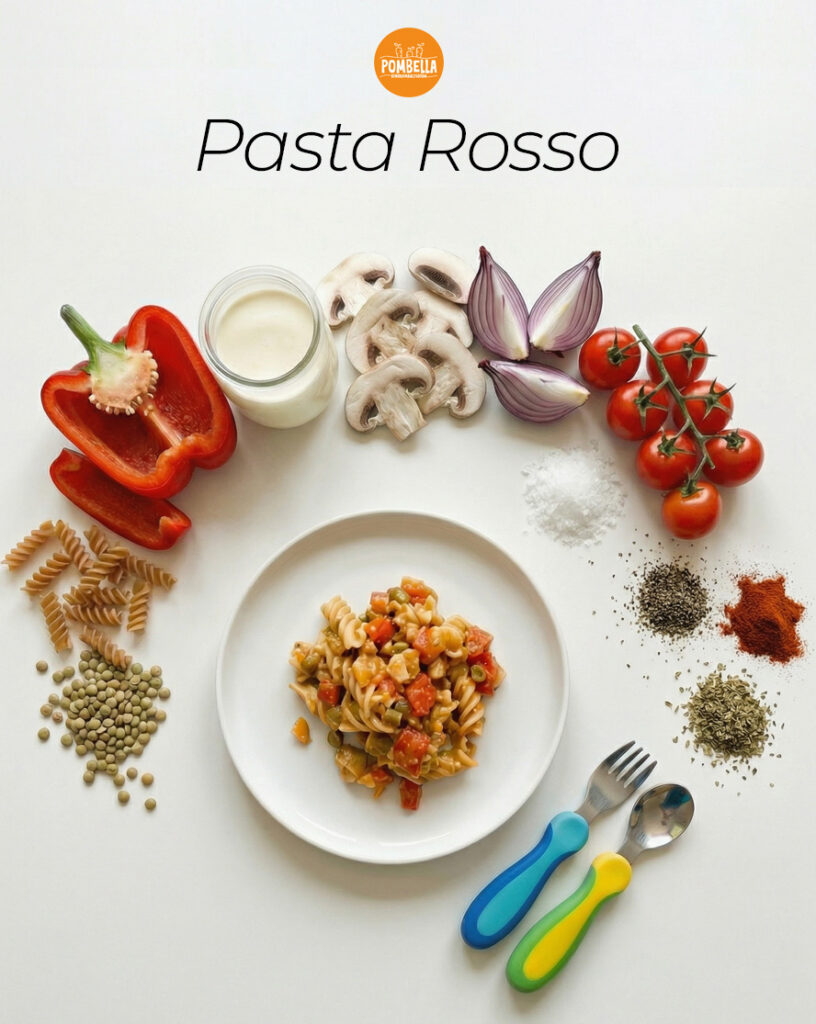 Pombella Kindermaaltijden: Pasta Rosso
